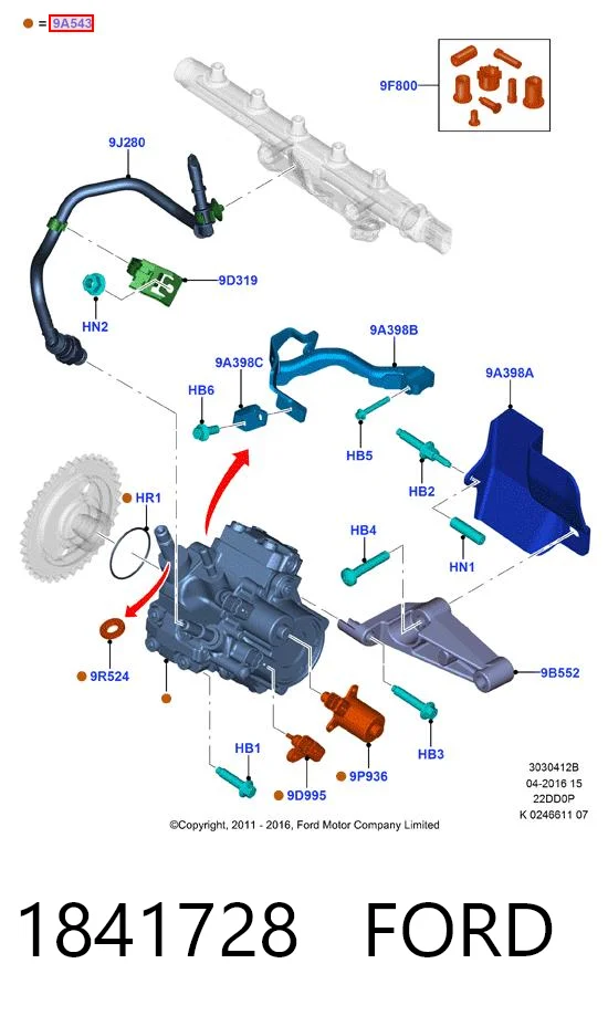 ТНВД Ford Transit 7