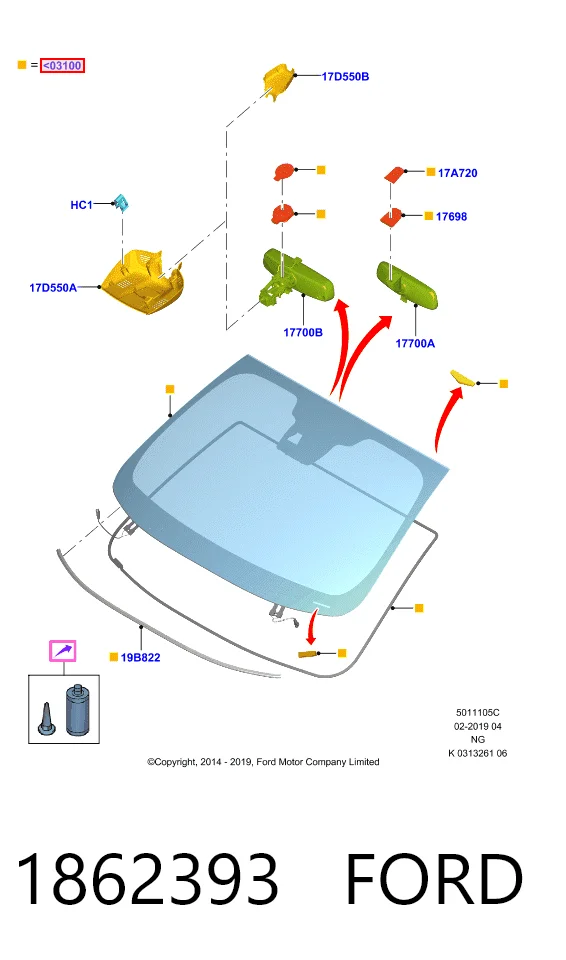 Автостекло на Ford Fusion  CD