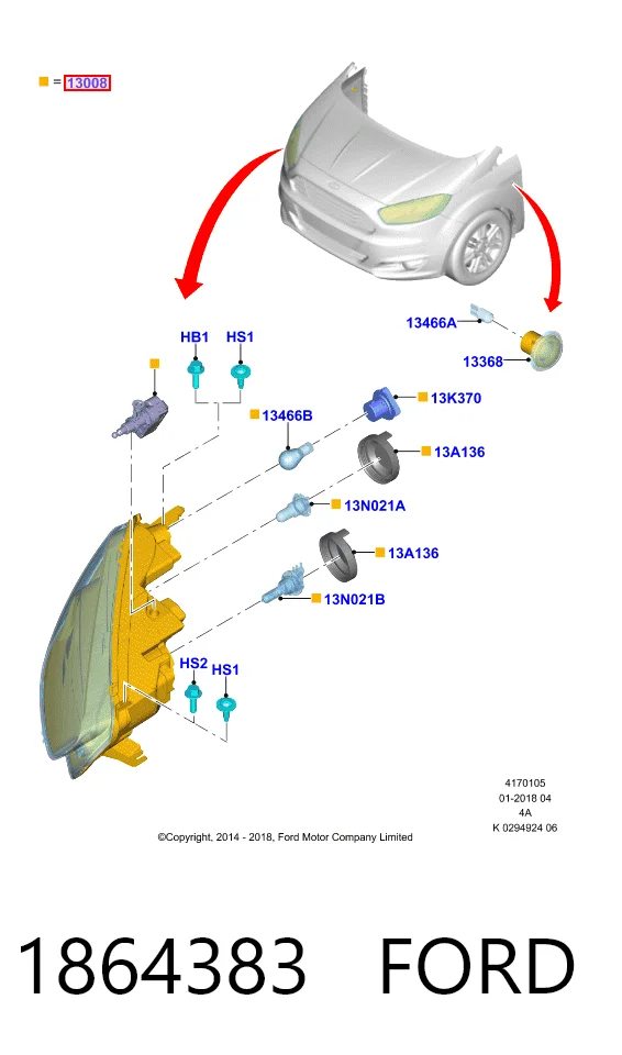 505920 Ayfar Фара передняя правая