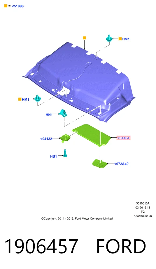 Козырек противосолнечный на Ford Transit VII V363