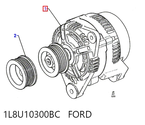 CA1482 HC Parts Генератор автомобильный