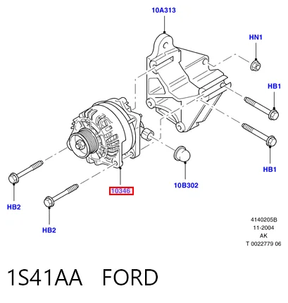 1S41AA Ford Генератор автомобильный