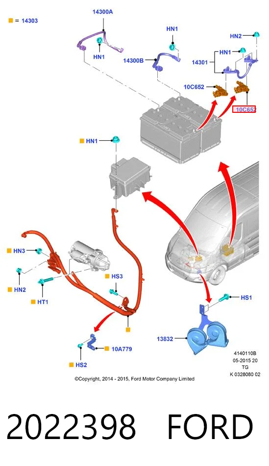 CC1T10C652AC Ford 
