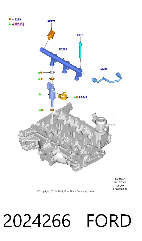 Купить 261500556 Bosch Клапанная форсунка
