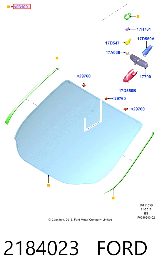 GS2817D14P FPS Автостекло