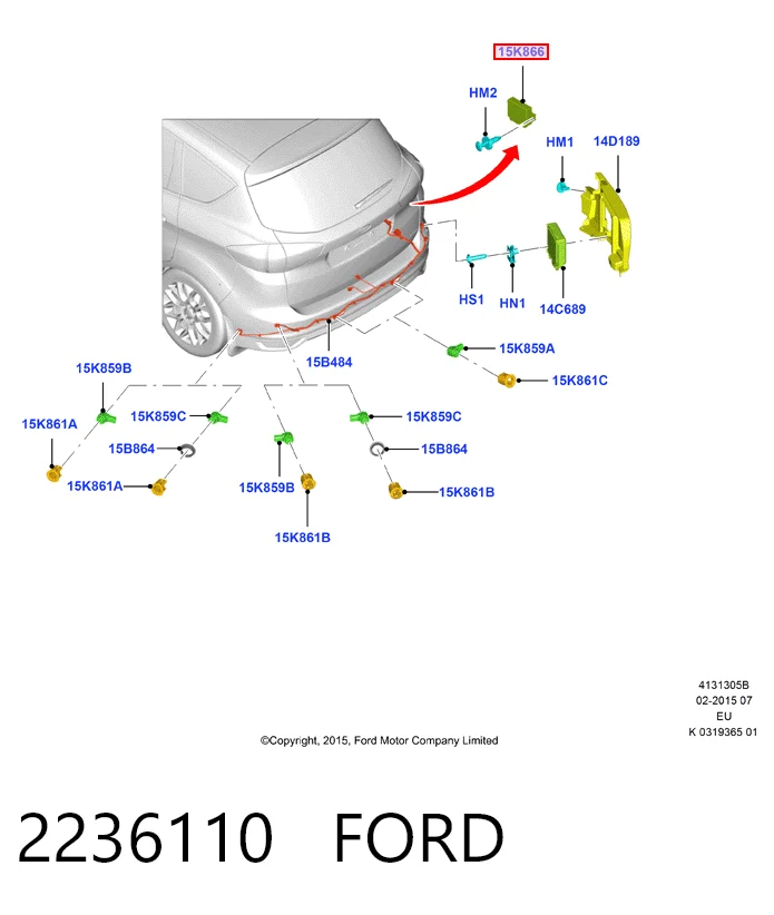 Купить GJ5T15T850AJ Ford 