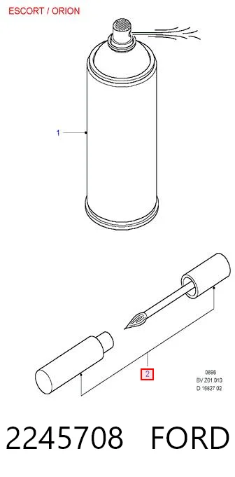 2245708 Ford Краска-карандаш для заделки царапин