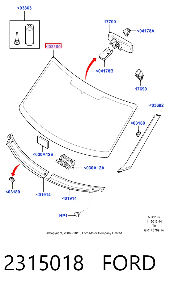 Стекло лобовое XYG AB67092B цена, от 135.66 USD