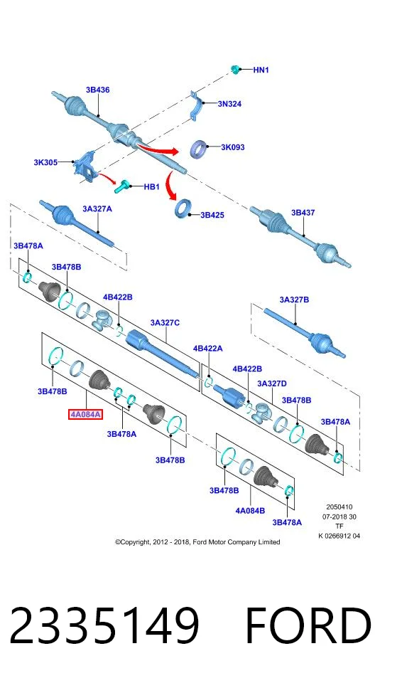 FD0098 DAC Пыльник шарнира привода