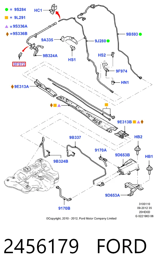 2456179 Ford Манометры
