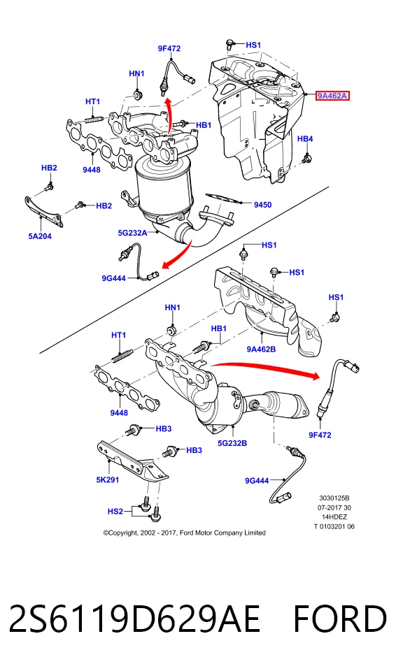 2S6119D629AE Ford Компрессор хладагента