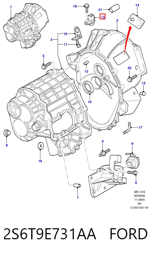  Датчик скорости Ford Transit 6