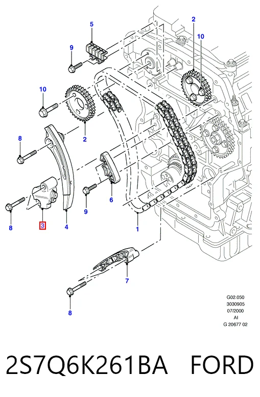 Купить ACR372 Acar Натяжитель цепи ГРМ