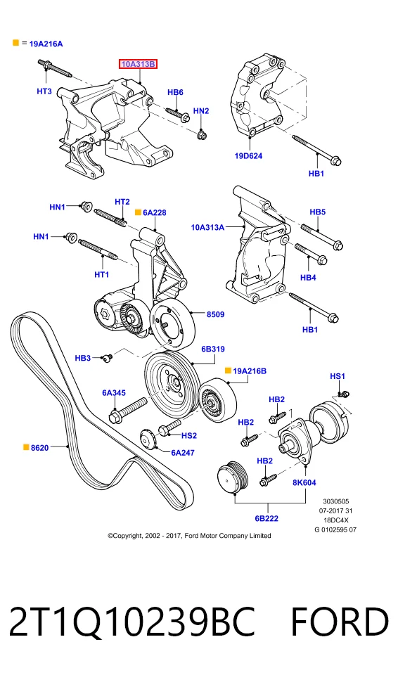 2T1Q10239BC Ford