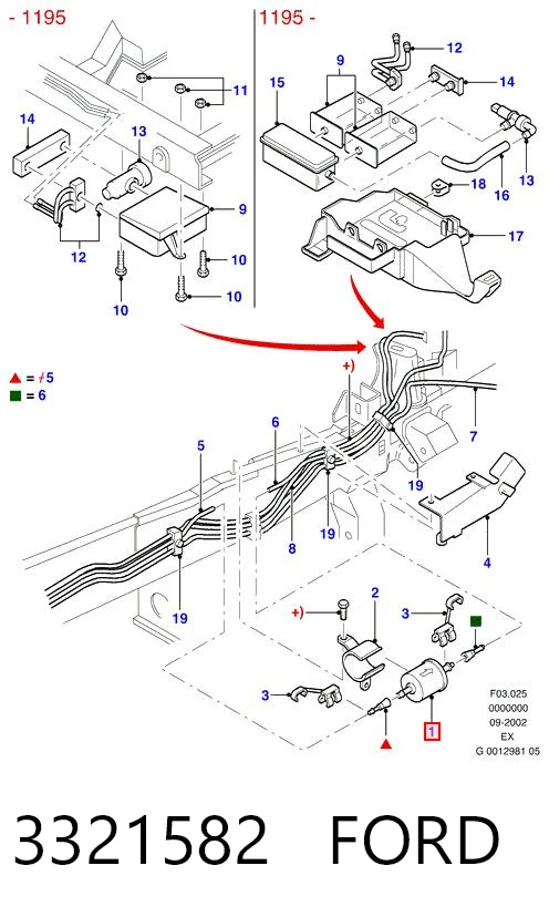 Фильтр топливный Mazda FOTZ9155B
