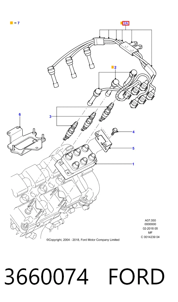  Высоковольтные провода Ford Mondeo 2