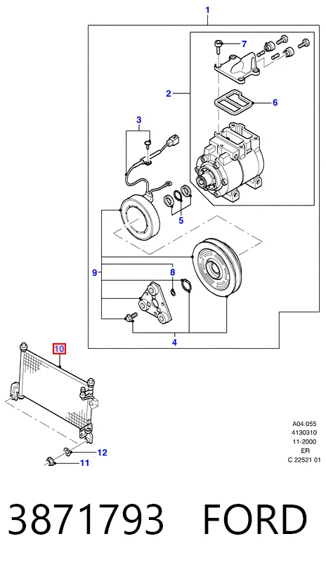 Конденсатор кондиционера Kale 345385 цена, от 76.93 USD