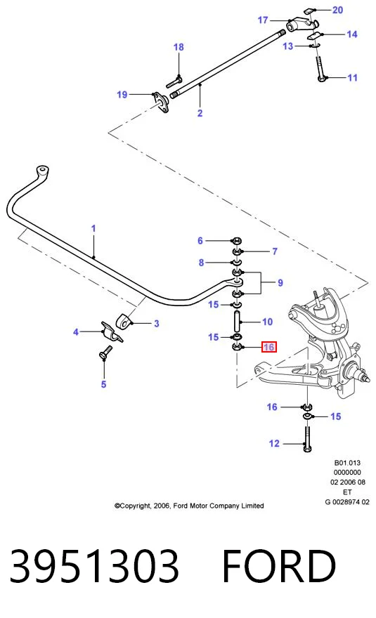 3951303 Ford