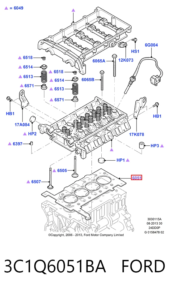 Прокладка ГБЦ Allmakes LR004419 цена, от 36.29 USD