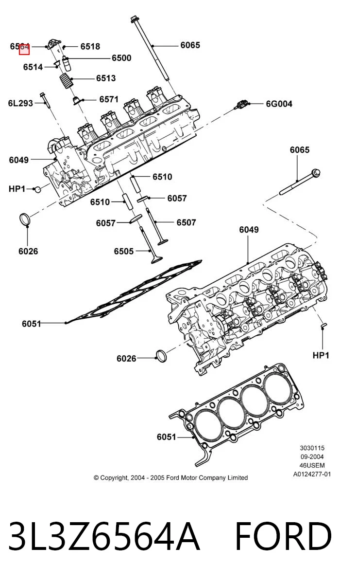 3L3Z6564A Ford 