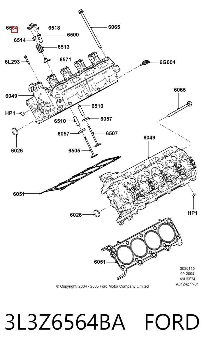 3L3Z6564BA Ford 