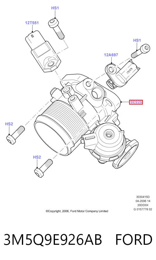 Дроссельная заслонка 50CDSP3F Magneti Marelli