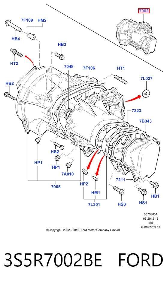 КПП в сборе (механическая коробка передач) Ford Ka RBT
