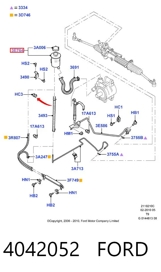 Купить SPK268F SPK Бачок насоса гидроусилителя руля