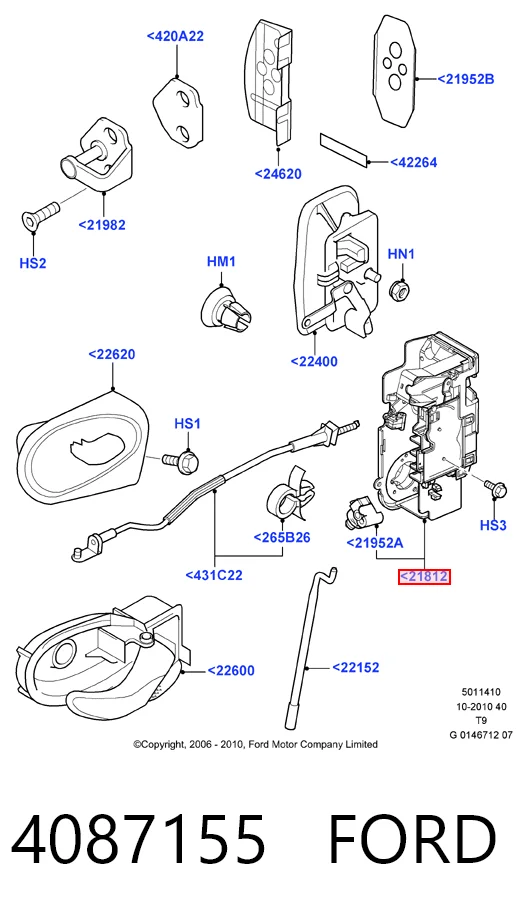 Купить FSE11321006 Fase Замок водительской двери