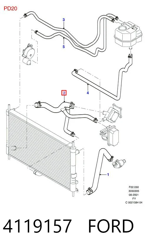 Нижний патрубок радиатора Renault (RVI) 7700577132