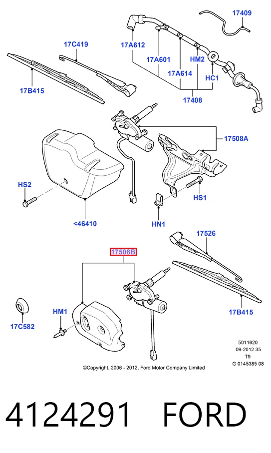 Купить Моторчик заднего дворника Форд Транзит V V184/5