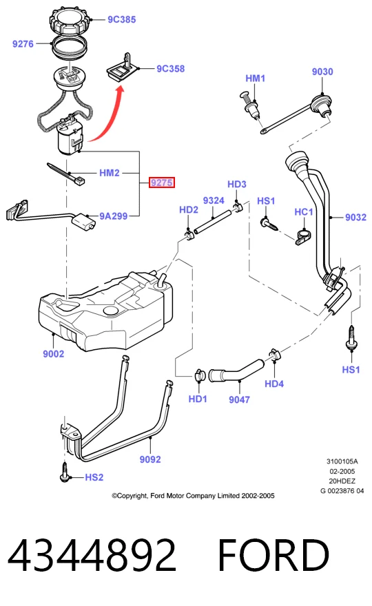 4344892 Ford