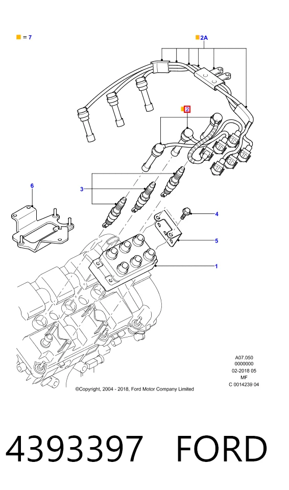 Провода зажигания Ford Mondeo II седан (BFP) (1996 - 2000) цена, от 997.92 UAH