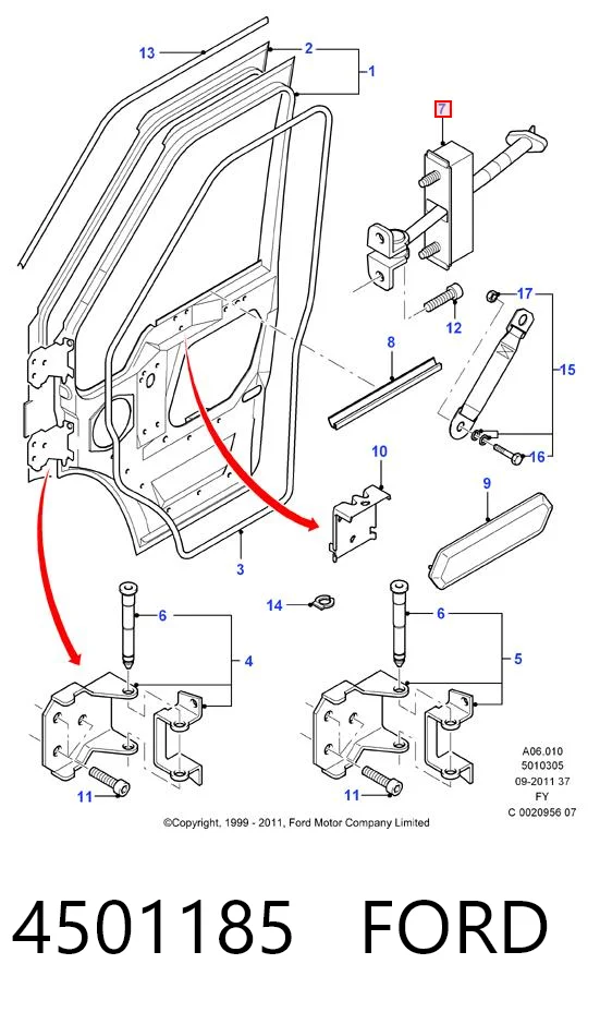 Ограничитель двери STD620 Standart