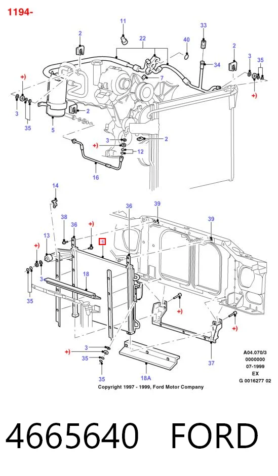 Конденсатор кондиционера Ford Explorer внедорожник (U2) (1994 - 2002) цена, от 132.77 USD