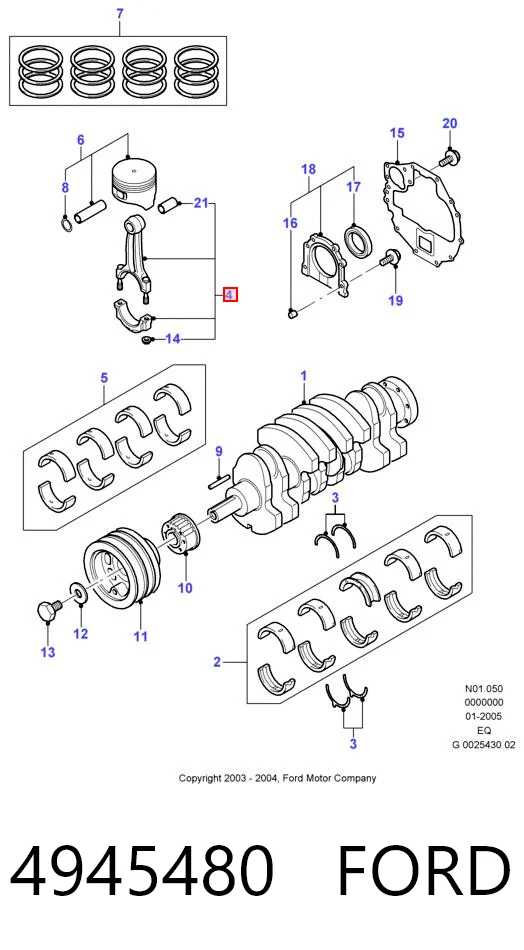 Шатун поршня ДВС DP Group ES3073 цена, от 31.67 USD