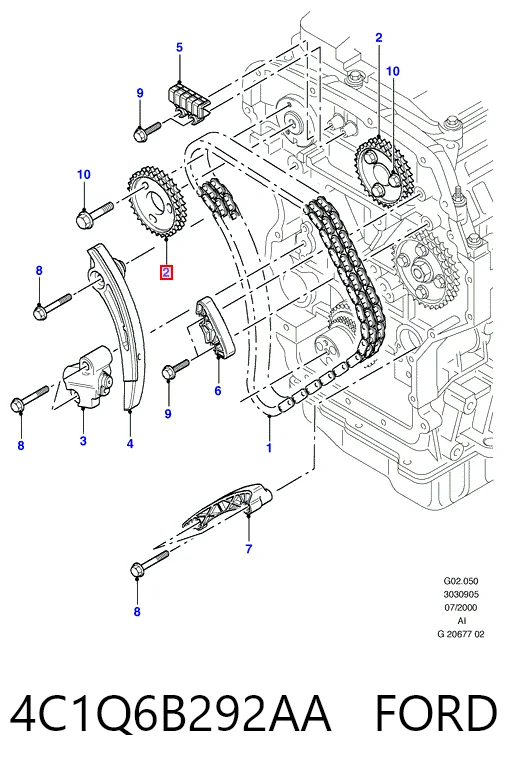 Шестерня фазорегулятора Hmpx HMP4C1Q6B292AA цена, от 9.88 USD