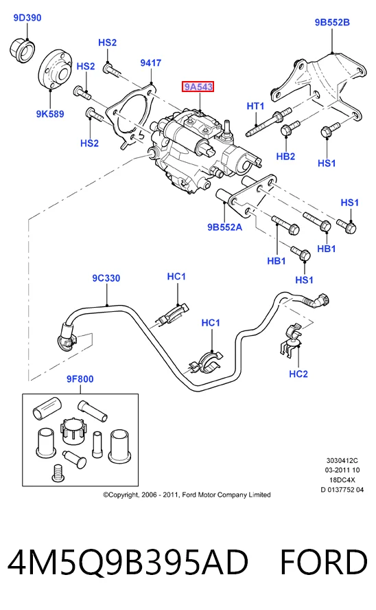  ТНВД Ford Focus 2