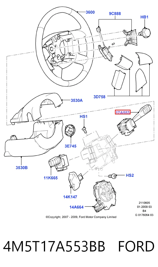 Правый подрулевой переключатель  Magneti Marelli DA50240 цена, от 19.24 USD