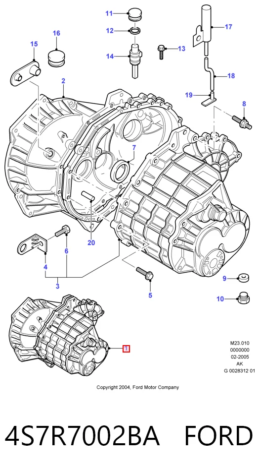 4S7R7002BA Ford