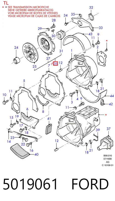  Сцепление Ford Transit 3