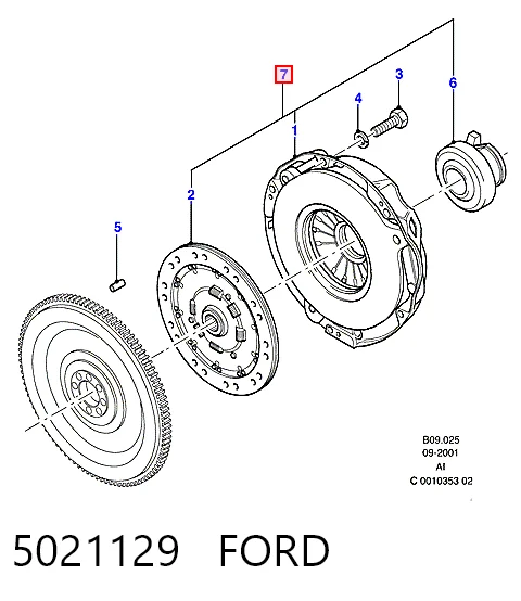 Сцепление в сборе на Ford Transit IV E