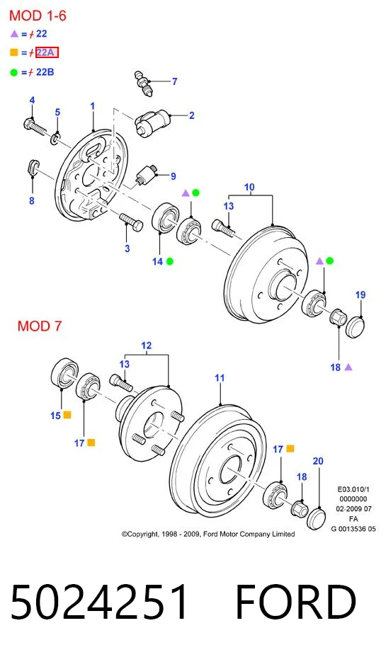 Задний подшипник Polcar CX218