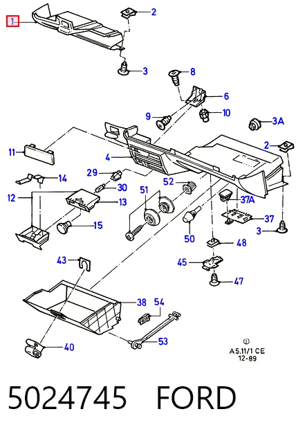 Тормоз дисковый передний Ford Sierra I хэтчбек (GBC) (1982 - 1987) цена, от 25.93 USD