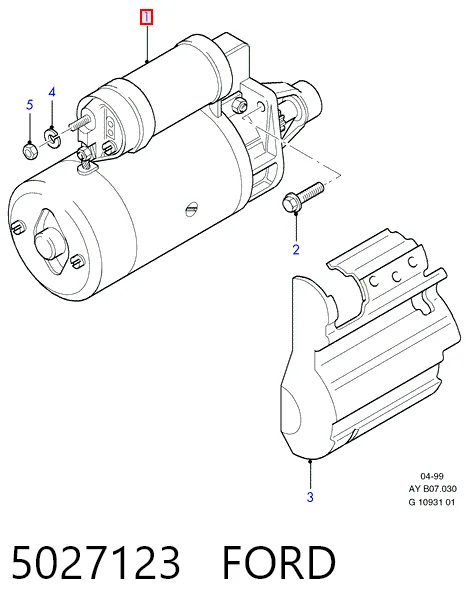  Стартер Ford Sierra 1