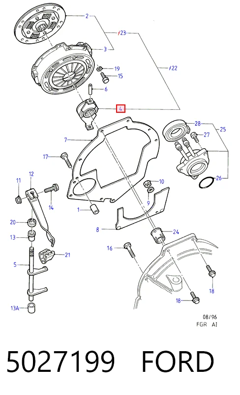 Выжимной подшипник MB350 Rocky