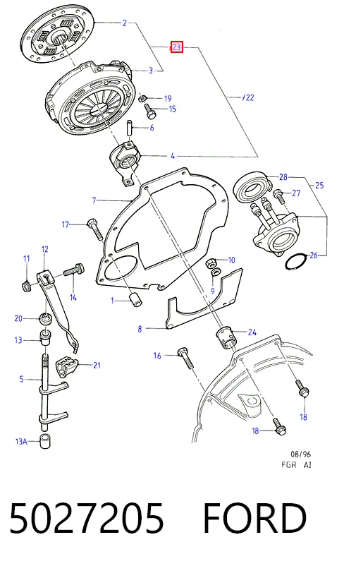 Сцепление S33021 Polcar