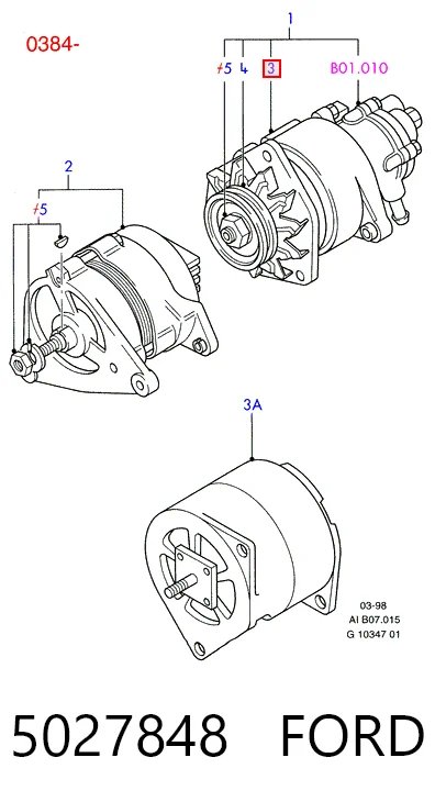 5027848 Ford Генератор автомобильный