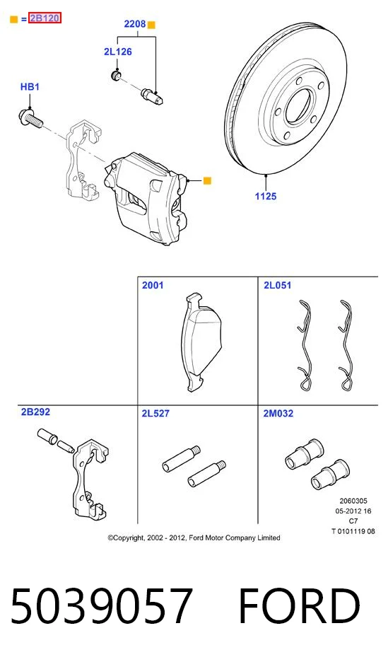 FSE11513005 Fase Суппорт тормозной, передний, левый