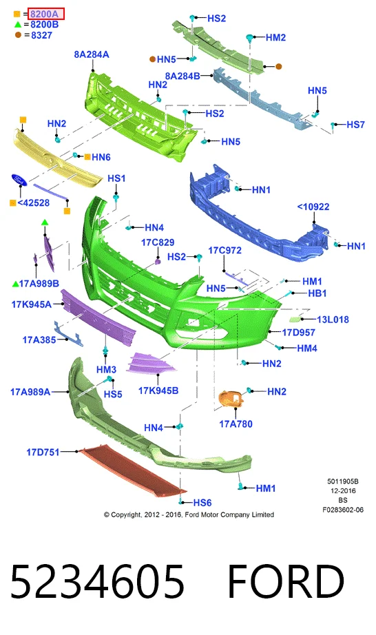 HMPCV448200AF5UAW Hmpx Решетка радиатора